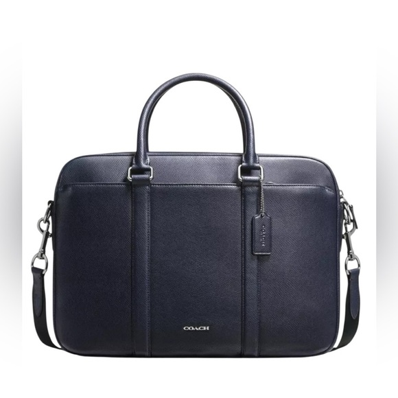 Coach Other - Coach Perry Slim Briefcase in Dark Blue